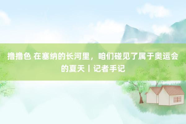 撸撸色 在塞纳的长河里，咱们碰见了属于奥运会的夏天丨记者手记